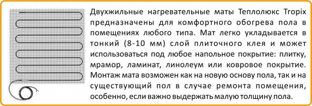 комплект Теплолюкс Tropix МНН 80-0.5 в Озёрске