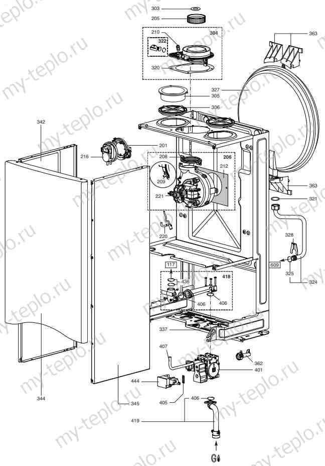 Запчасти Ariston CLAS 24 CF купить в Озёрске