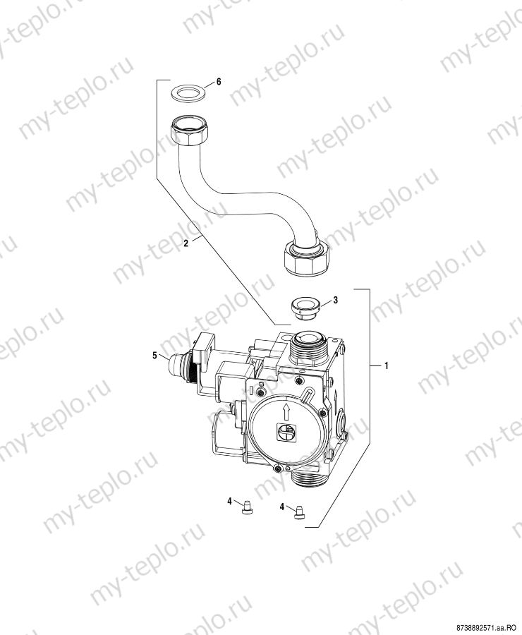 Запчасти Buderus Logamax U072-24K купить в Озёрске