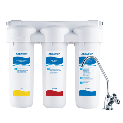Фильтр для воды Аквафор модель Трио Норма умягчающий (201681)
